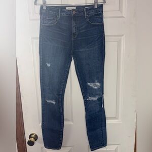 Pacsun Women’s Distressed High Rise Skinniest Jeans, Size 28, LIKE NEW